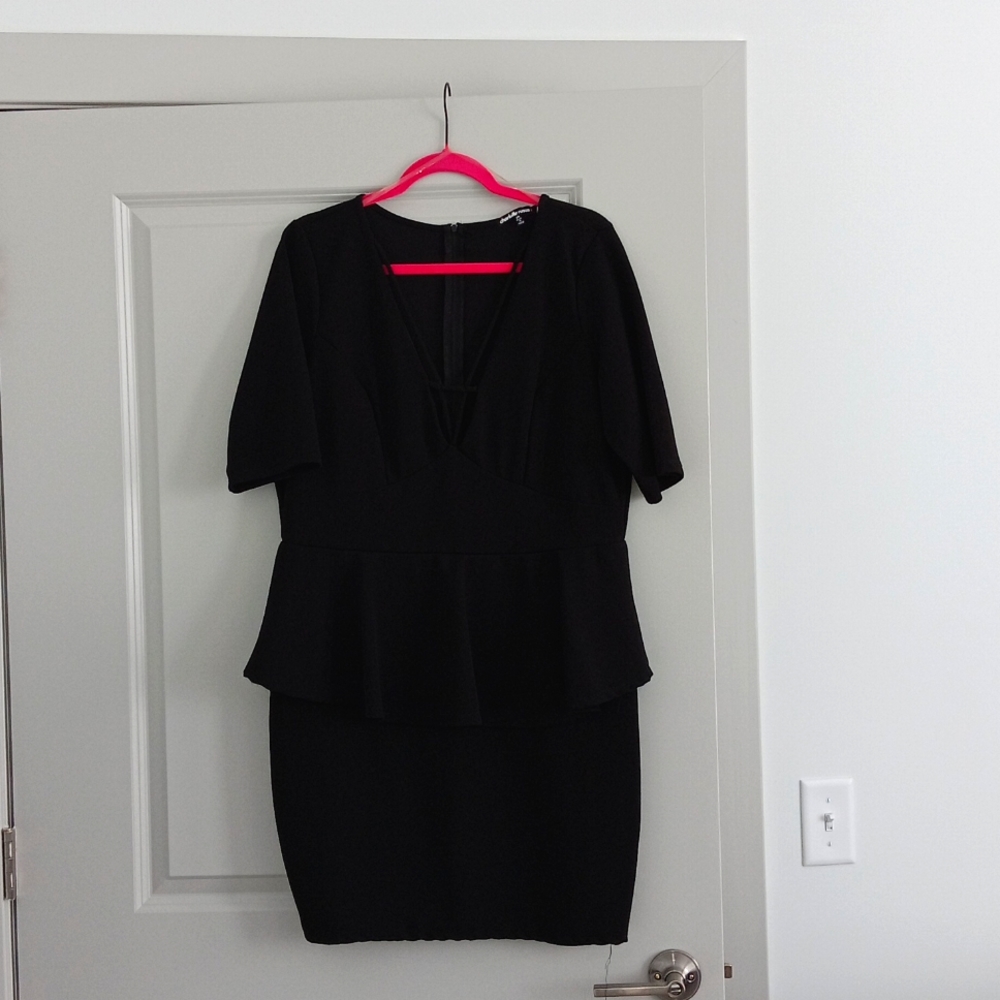 Brand new peplum style dress